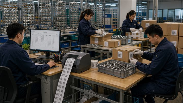 包装贴标与连续标签打印